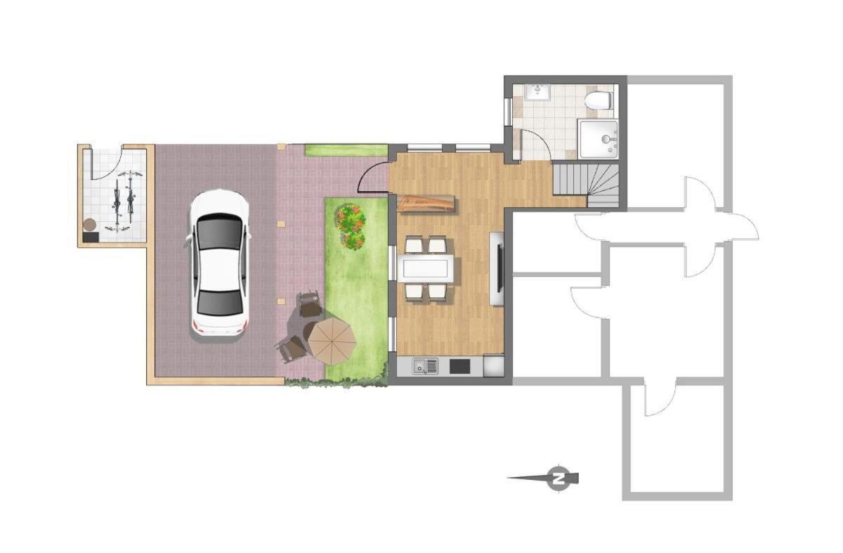 Boddenkahn Villa Born Eksteriør billede